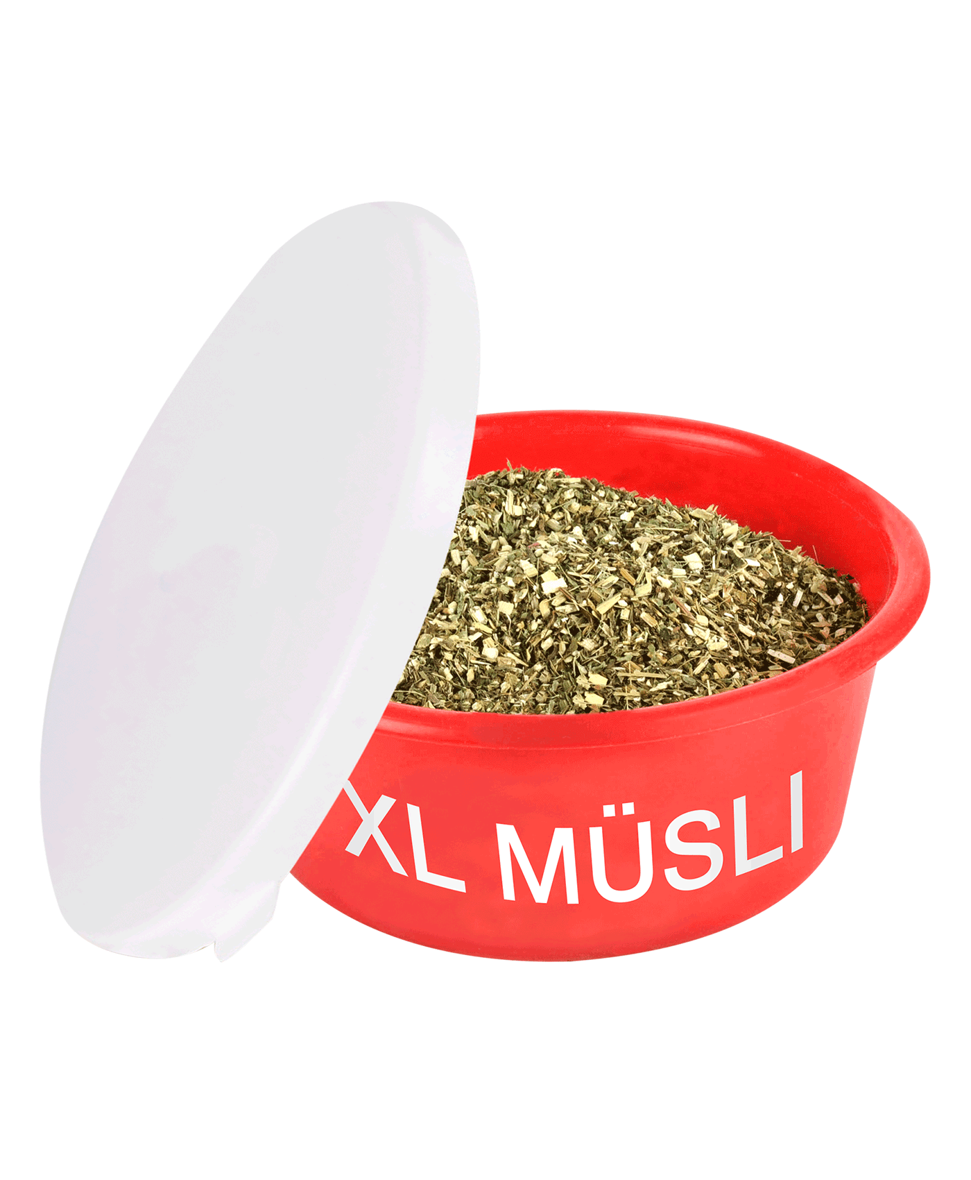 Waldhausen XL Müsli-Schale mit Deckel, 8 L Rot